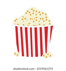 Popcorn Vector Illustration Royality Free Vector Graphic