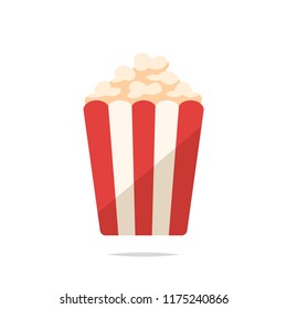 Popcorn vector isolated