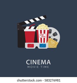 Popcorn In White And Red Cardboard Box