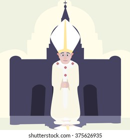 Pope of Rome cartoon