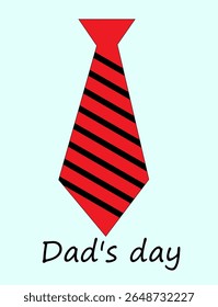 Dia do Papa texto Red tie,
