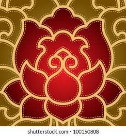 Po-phase flowers background