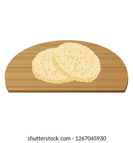 The Popped rice crackers