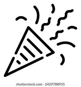 Ilustración del icono del Popper para la Web, aplicación, infografía, etc