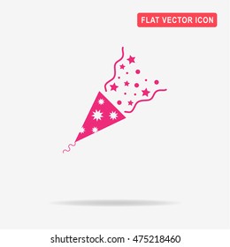 Popper icon. Vector concept illustration for design.