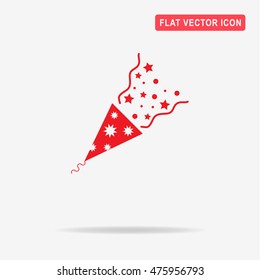 Popper icon. Vector concept illustration for design.