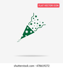 Popper icon. Vector concept illustration for design.