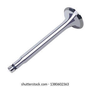 poppet valve realistic vector illustration isolated
