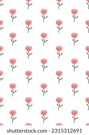 Poppies flower background.Eps 10 vector.