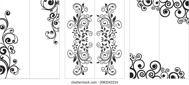Poppies flowers continuous line drawing. Editable line. Black and white art