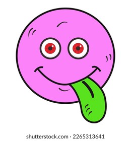 Popping Bubbles V53 Patch Streetwear, Urban Design Pink and Green Colors Patch Commercial Use
