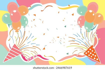 Knackende Cracker Fun Frame Nette Illustration