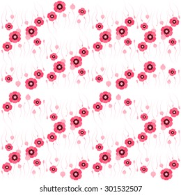 poppy Field flower pattern