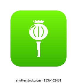 Poppy icon. Simple illustration of poppy vector icon for web