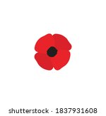 Poppy icon vector on a white background
