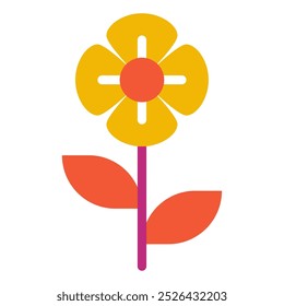 Icono de la amapola para el Web, el App, la infografía, el etc