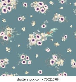 Poppy seamless pattern