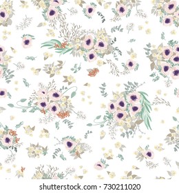 Poppy seamless pattern