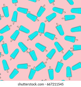 popsicle background design, illustration in vector format