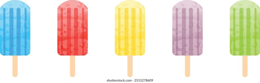 Clipart de paletas. conjunto de Clipart de paletas o ilustración aislado en un fondo blanco. Clipart de paletas png.	