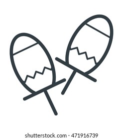 Popsicle Colored Line Vector Icon