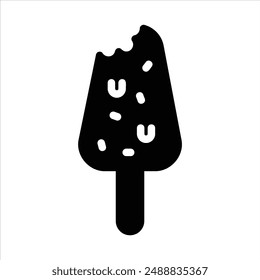 popsicle in flat design style