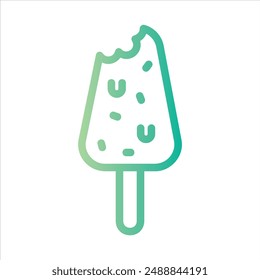 popsicle in flat design style