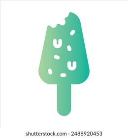 popsicle in flat design style