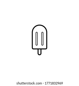 ilustración vectorial de icono de popsicle, helado