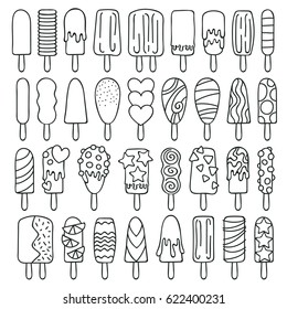 3,649 Popsicle outline Images, Stock Photos & Vectors | Shutterstock