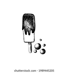 popsicle ice cream on a stick