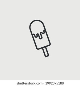 popsicle ice cream vector icon dessert