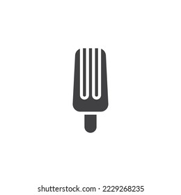 Popsicle ice cream vector icon. filled flat sign for mobile concept and web design. Ice cream stick glyph icon. Symbol, logo illustration. Vector graphics