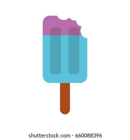 Popsicle ice isolated icon