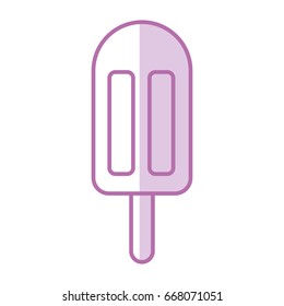 Popsicle ice isolated icon