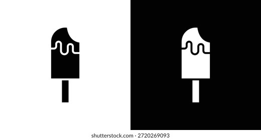 Icono de paleta. Icono de diseño plano simple en blanco y negro