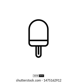 Popsicle icon, design inspiration vector template for interface and any purpose