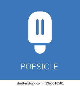  Popsicle icon. Editable  Popsicle icon for web or mobile.