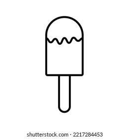 popsicle icon. ice cream sign. vector illustration