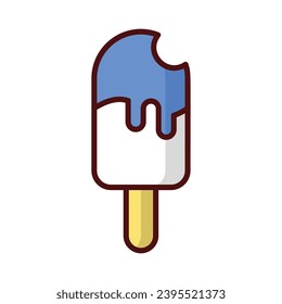 Icono de pápsula aísla la ilustración del material del vector de fondo blanco.