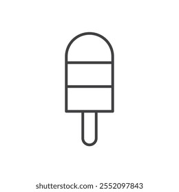 Popsicle icon. line style vector icon.