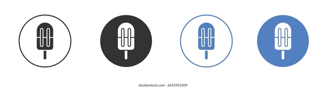 Popsicle icon logo graphic designs