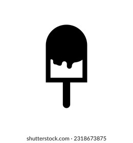Popsicle icon, logo isolated on white background