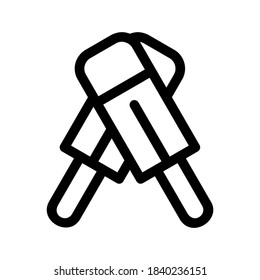 Popsicle icon or logo isolated sign symbol vector illustration - high quality black style vector icons
