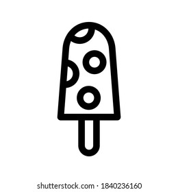 Popsicle icon or logo isolated sign symbol vector illustration - high quality black style vector icons

