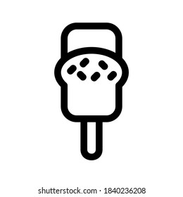 Popsicle icon or logo isolated sign symbol vector illustration - high quality black style vector icons
