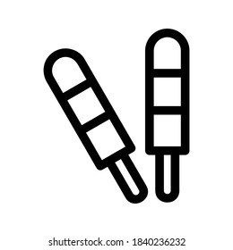 Popsicle icon or logo isolated sign symbol vector illustration - high quality black style vector icons
