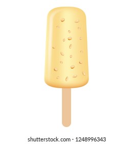 Popsicle icon. Realistic illustration of popsicle vector icon for web design isolated on white background
