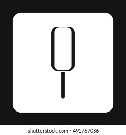 Popsicle icon in simple style isolated on white background. Sweets symbol