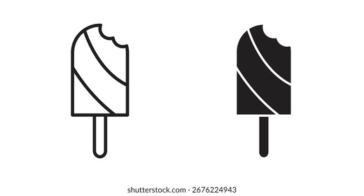 Popsicle icon symbol for your web designs. Icon logo, app, UI.